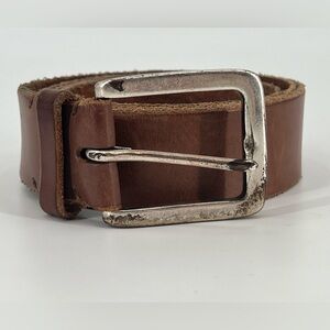 Allen Edmonds Brown Tan Leather Belt‎ Worn In 40/42
